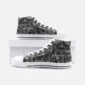 Gray skull High Top w1