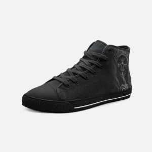 Hooded Skull High Top Sneakers