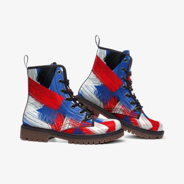 Plaid boots 1