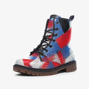 Plaid boots