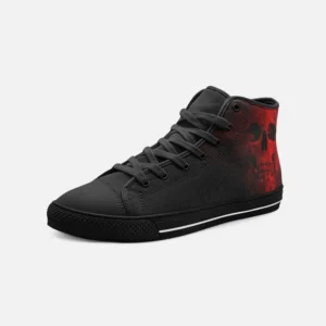 Red Skull High Top Sneakers