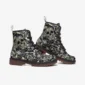 Silver skull boots 1