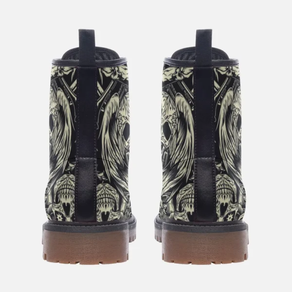 Silver skull boots 3