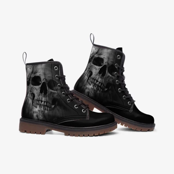 Skull Leather boots 1