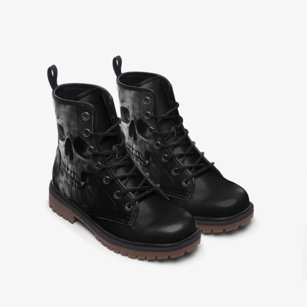 Skull Leather boots 2