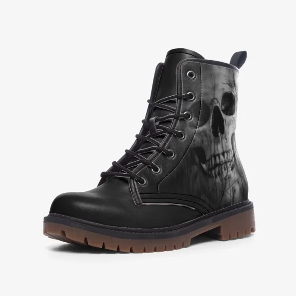Skull Leather boots
