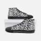 Zebra Print High Top b1