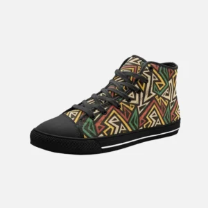 Afro Geo High Top Sneakers