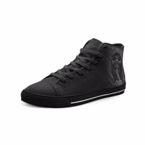 Hooded Skull High Top Sneakers