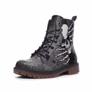 Peeping Skull Boots