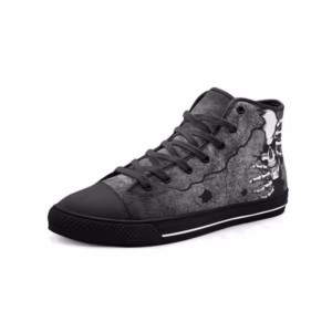Peeping Skull High Top Sneakers