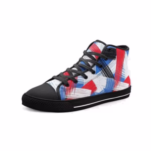 Plaid High Top Sneakers
