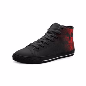 Red Skull High Top Sneakers